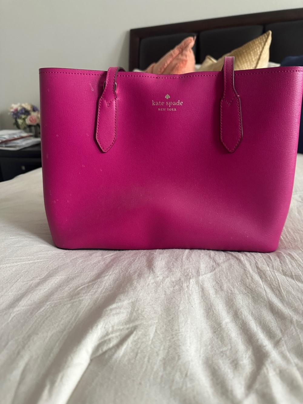 kate spade Hot Pink Leather Tote